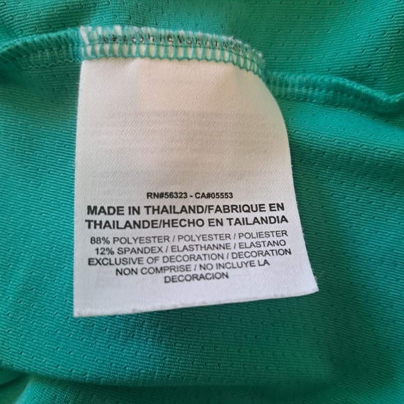 Nike Golf Tour Performance Sleeveless Shirt Women's Size XL Teal Green Dri-Fit - Picture 6 of 10